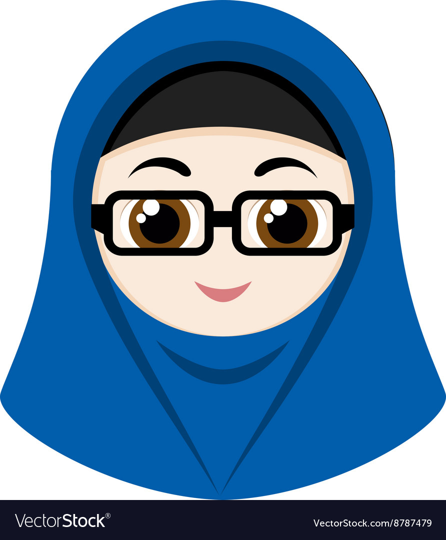 Premium Photo Anime girl with a hijab on her head