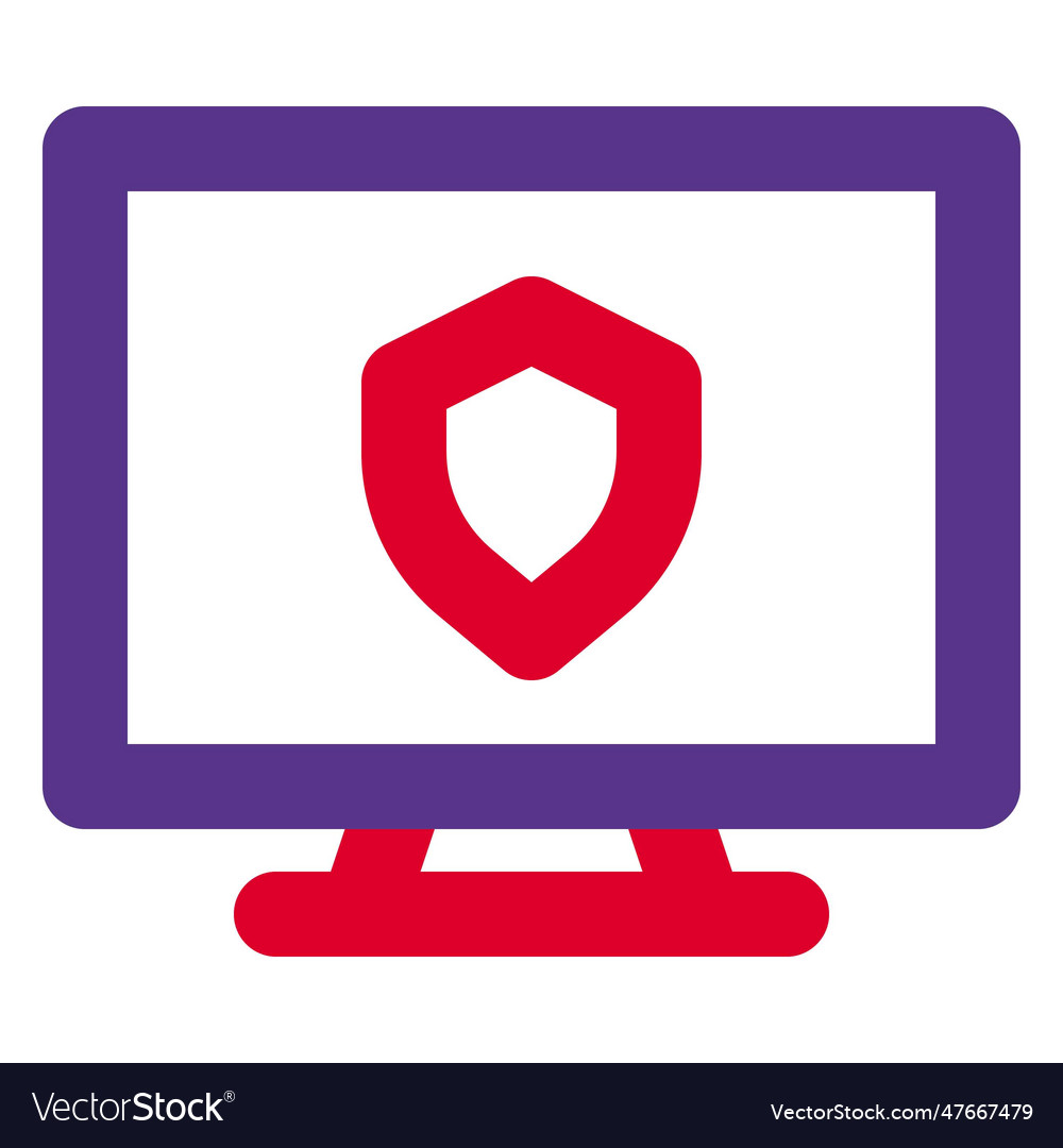 Computer protected with cyber security system