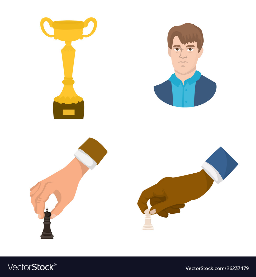 Design chess and game sign set Vector Image Design chess and game sign set