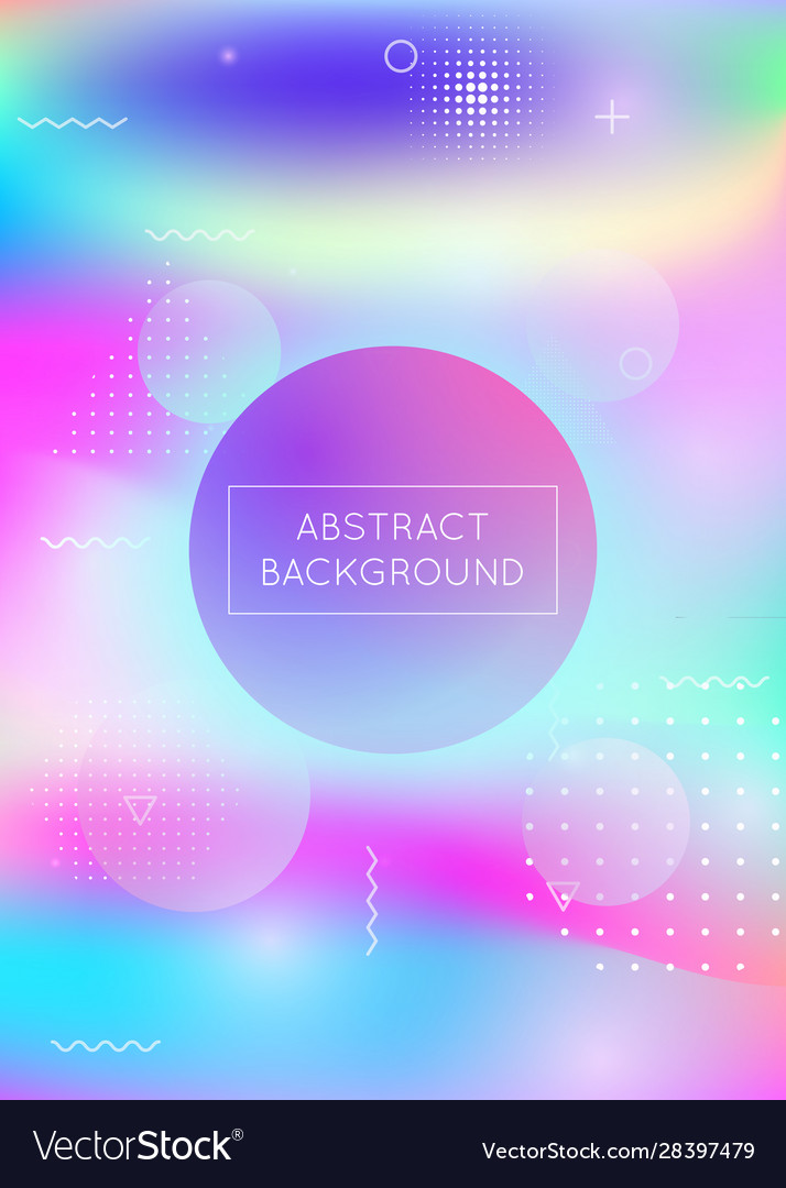 Liquid shapes background with dynamic fluid Vector Image