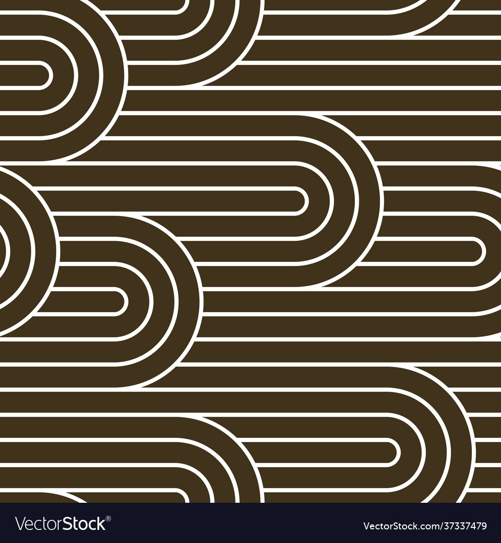 Seamless pattern with twisted lines linear tiling