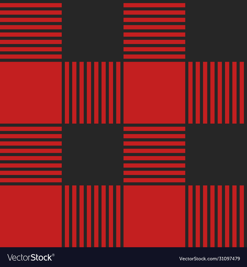 Template red plaid seamless pattern