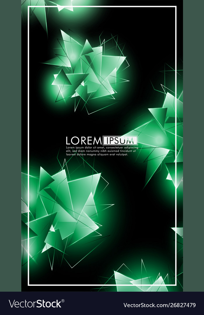 Vertical triangle background abstract composition