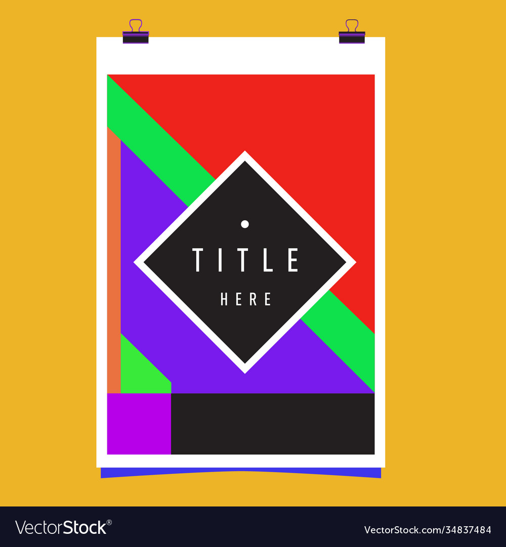 Abstract colorful geometric pattern background