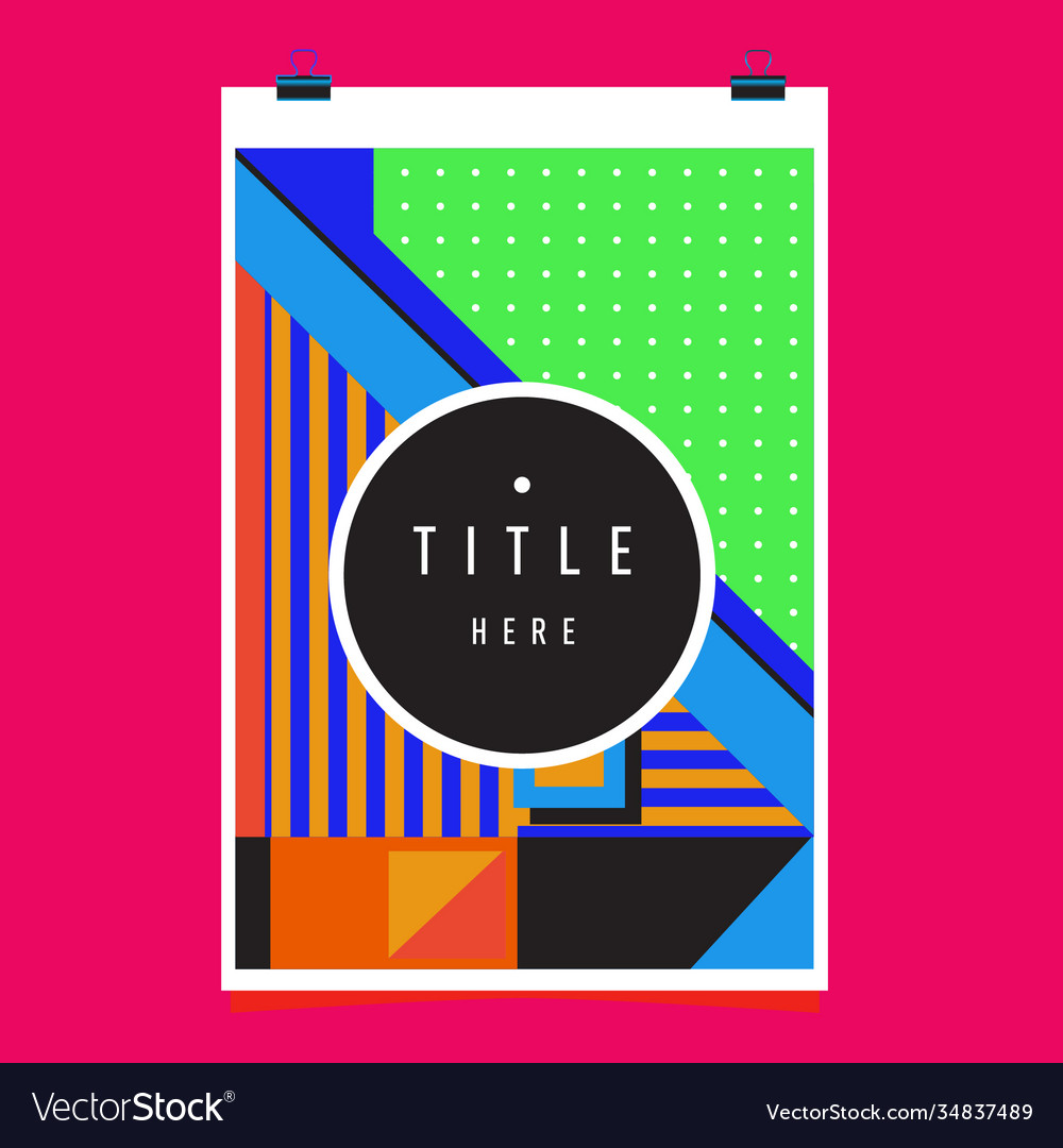 Abstract colorful geometric pattern background Vector Image Abstract colorful geometric pattern background
