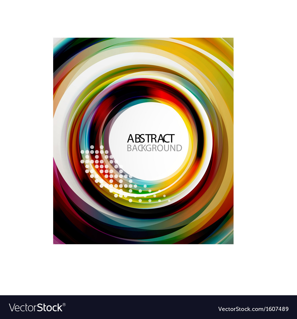 Abstract Colorful Wave Background