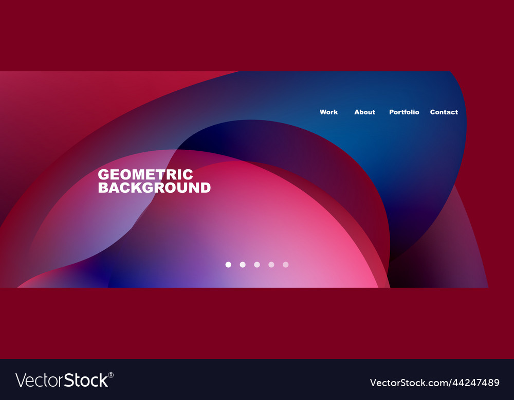 Abstract Fluid Shapes Background