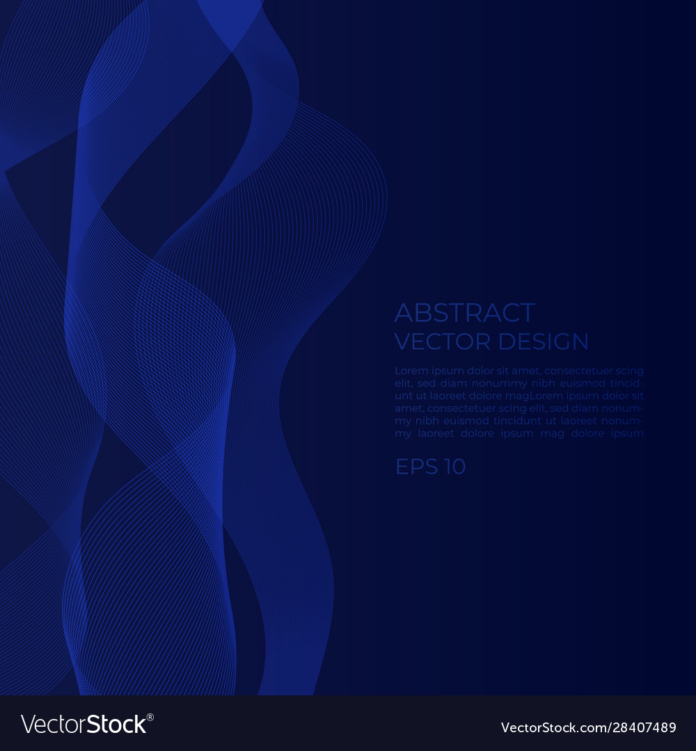 Abstract wave pattern background art line flow