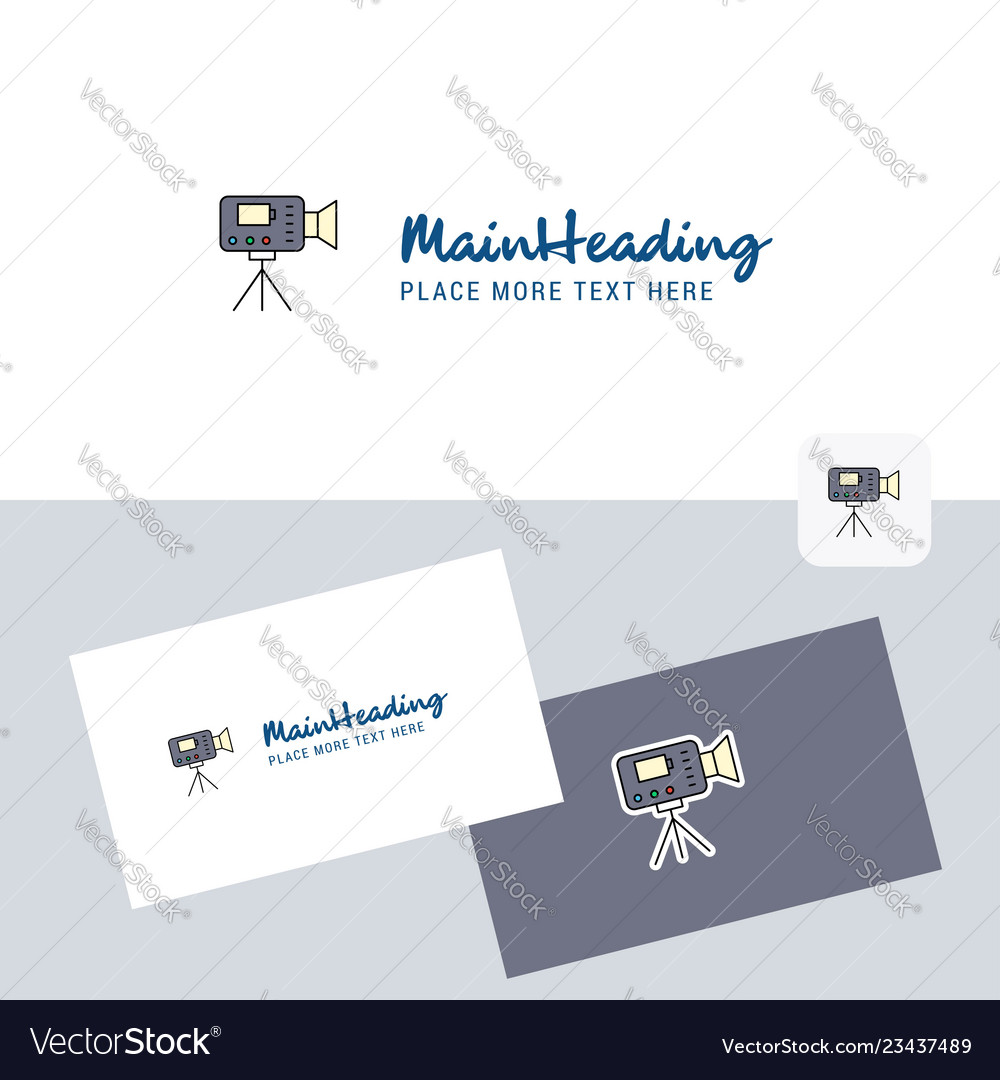 Camcoder Logotyp mit Visitenkartenvorlage