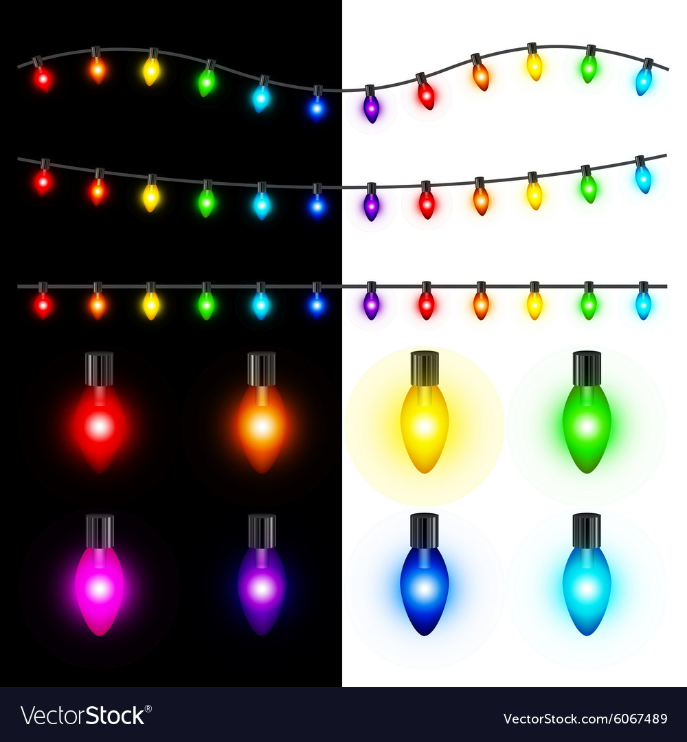 Christmas lights set