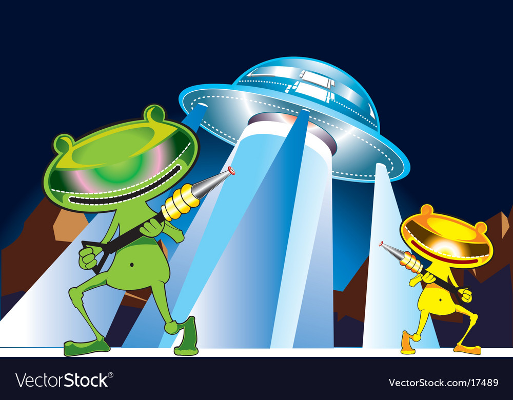 Futuristic Spaceship Attack