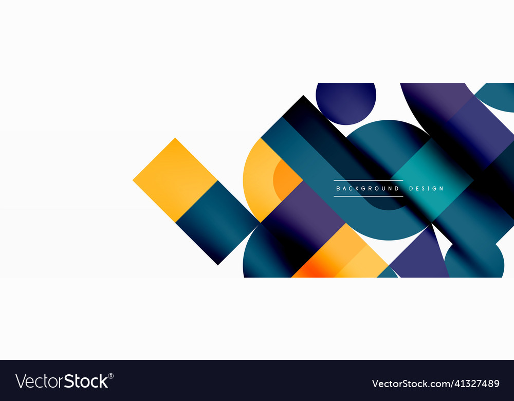 Minimal geometric abstract background circle