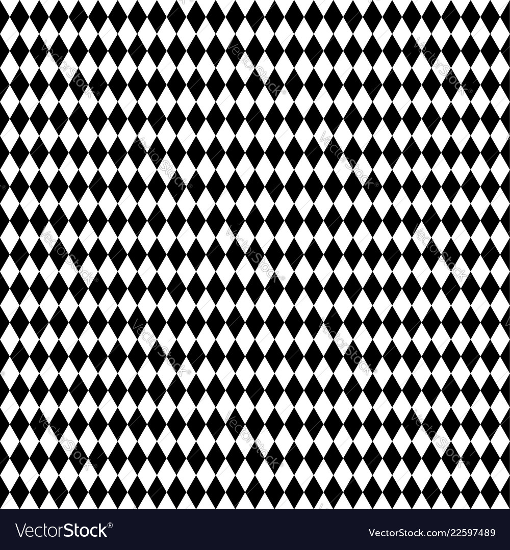 Monochrome repeatable pattern with rhombus vector image Monochrome repeatable pattern with rhombus