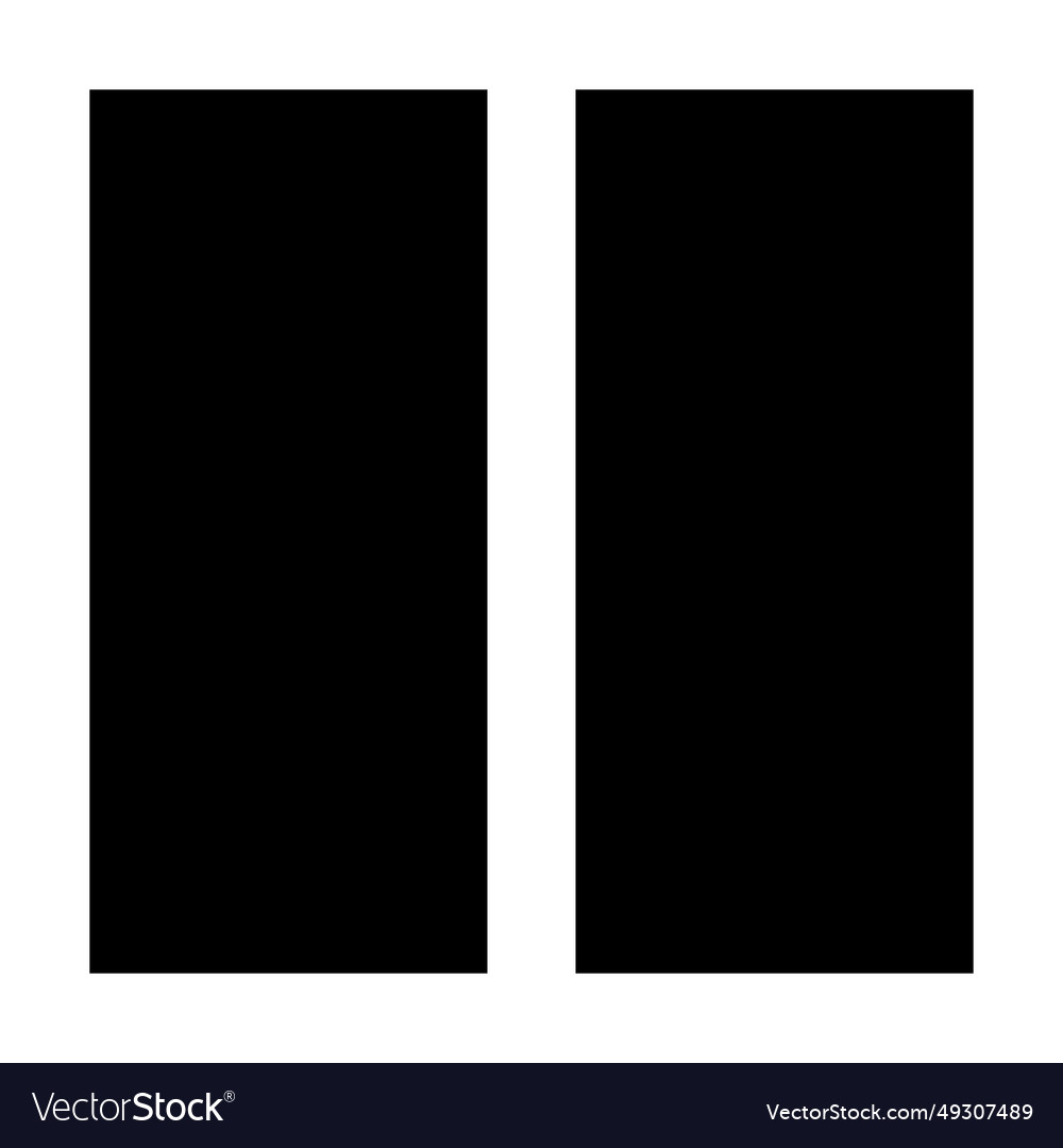 Pause icon suitable for website ui design