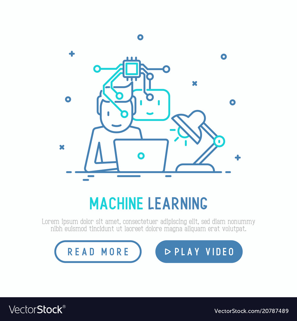 Programmer is developing artificial intelligence