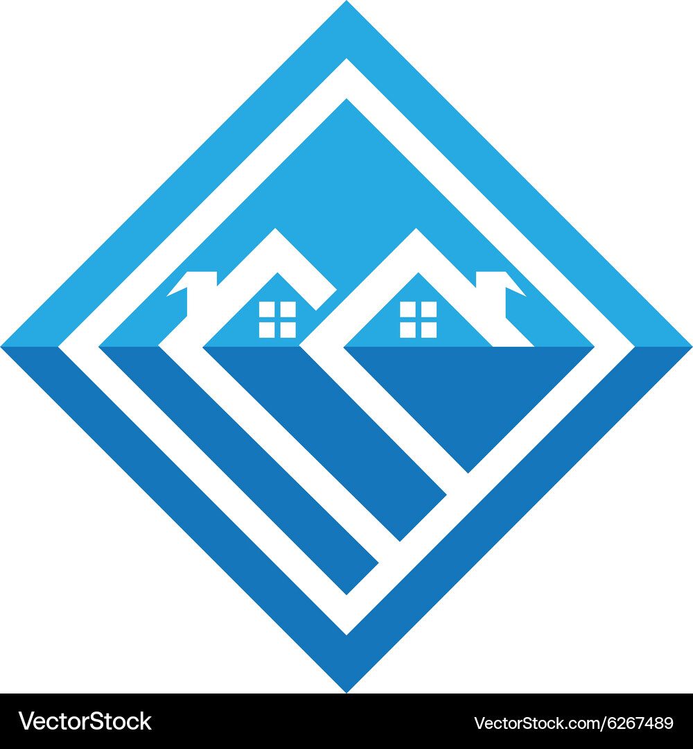 Property logo template Royalty Free Vector Image