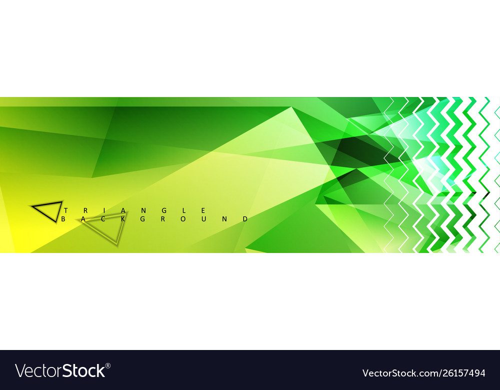 Abstract triangle background with colorful