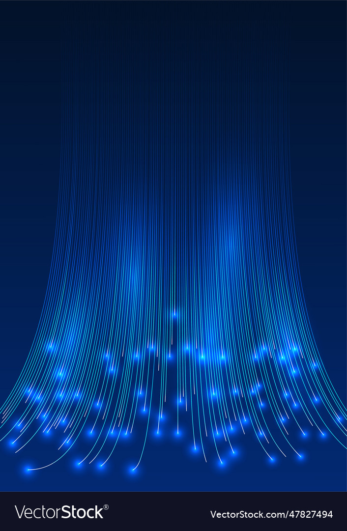 Big data technology the overlapping lines vector image Big data technology the overlapping lines