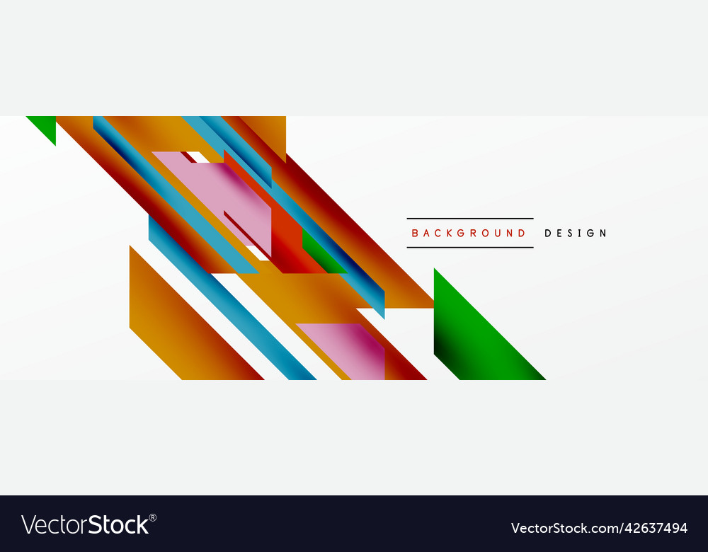 Dynamic Geometric Abstract Background
