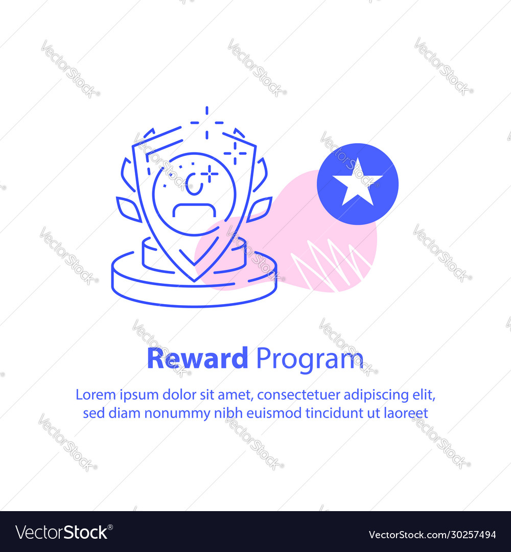 Employee month concept best performance Royalty Free Vector