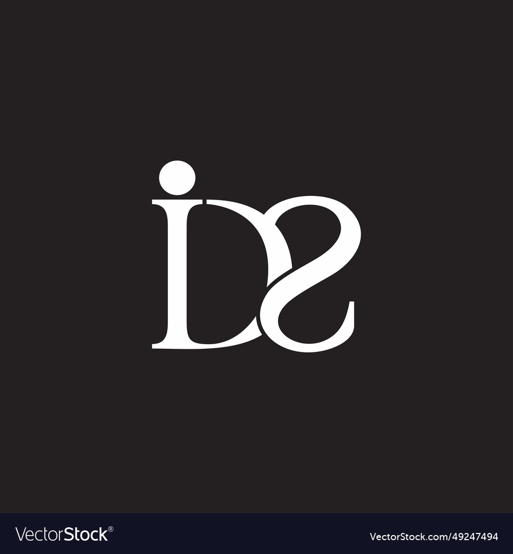 Letter id2 simple linked logo