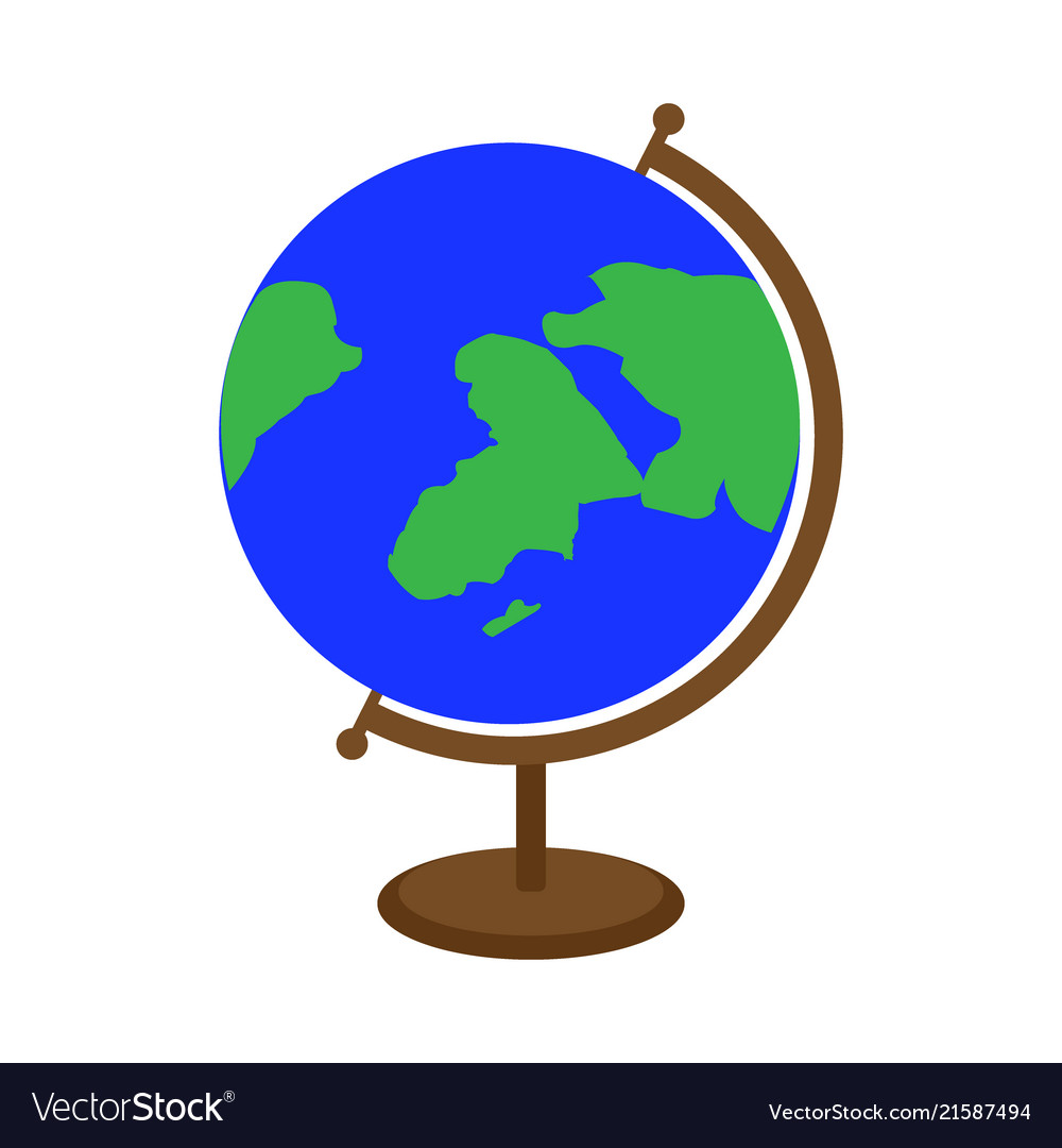 School Geographical Globeschool Globe Royalty Free Vector