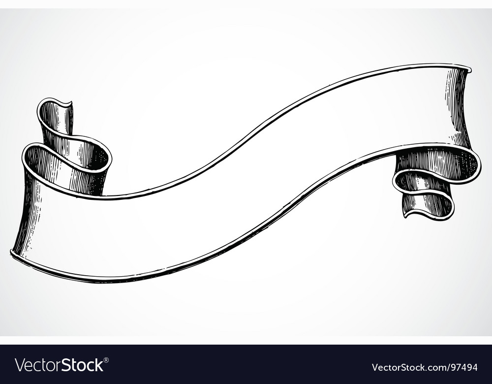 Scroll banner Royalty Free Vector Image - VectorStock