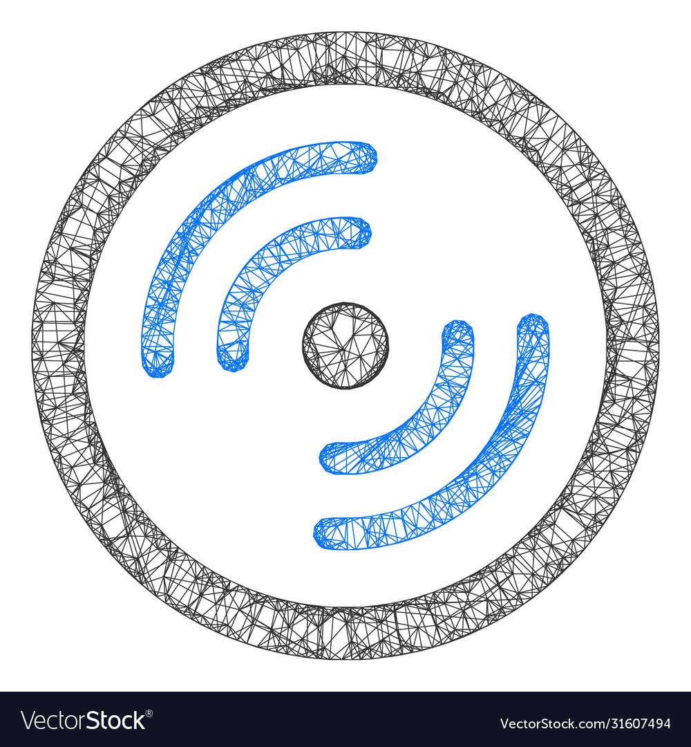 Web network rotor rotation icon vector image Web network rotor rotation icon
