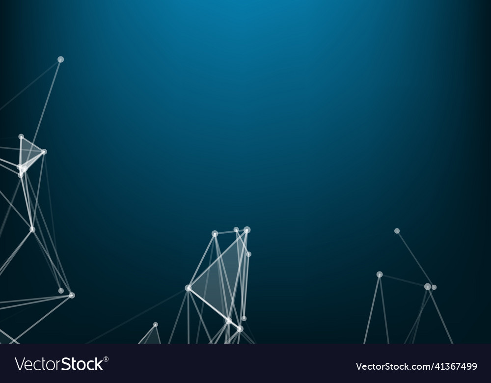 Abstract technology futuristic network computer vector image Abstract technology futuristic network computer