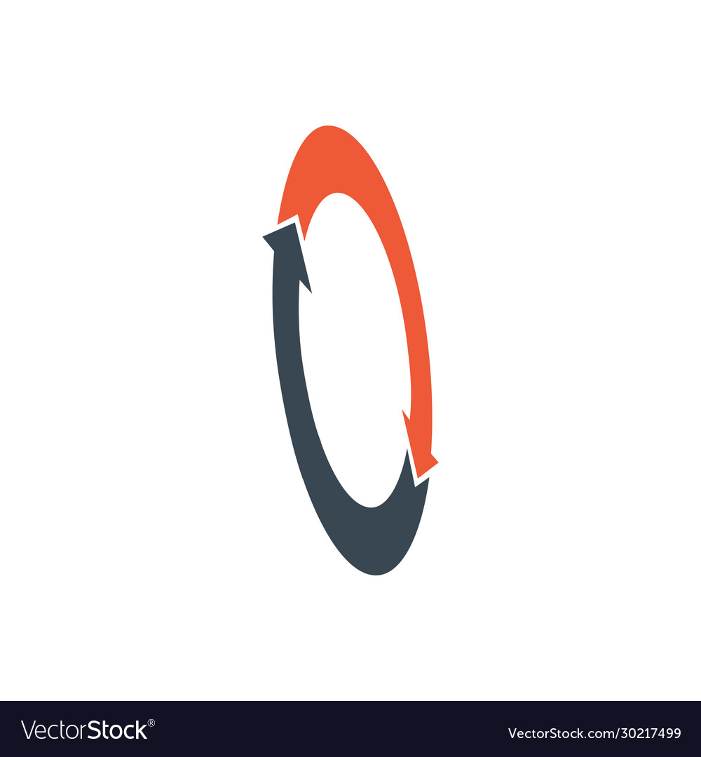 Angle 360 degrees round arrows icon geometry math