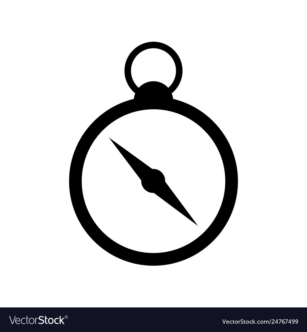 Compass guide isolated icon