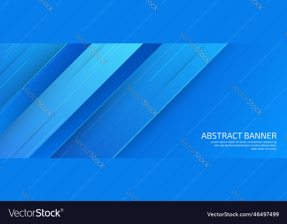 Geometric business style präsentationsbanner