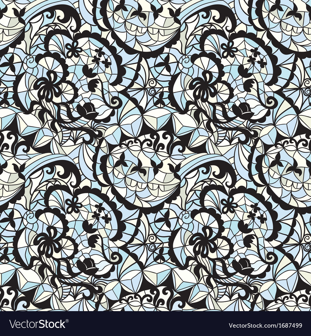 Mosaic seamless pattern