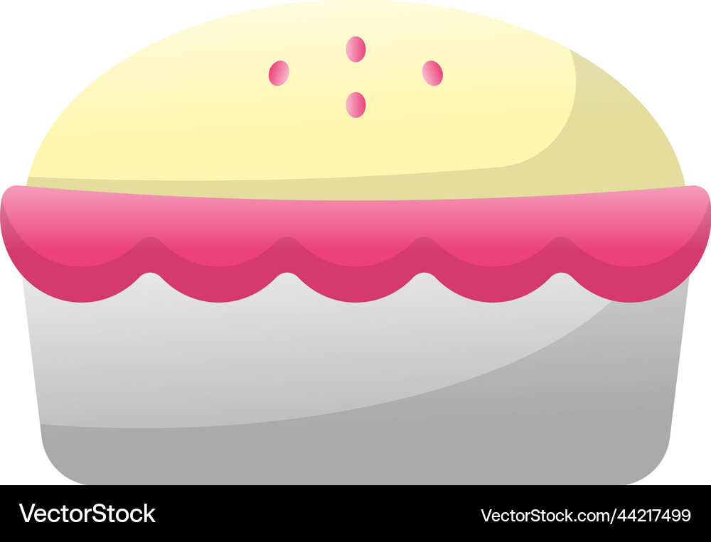 Pie icon design template Royalty Free Vector Image
