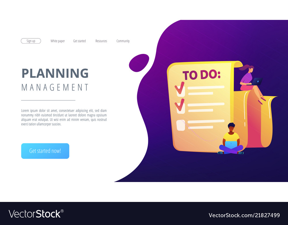 Task management it concept vector image Task management it concept