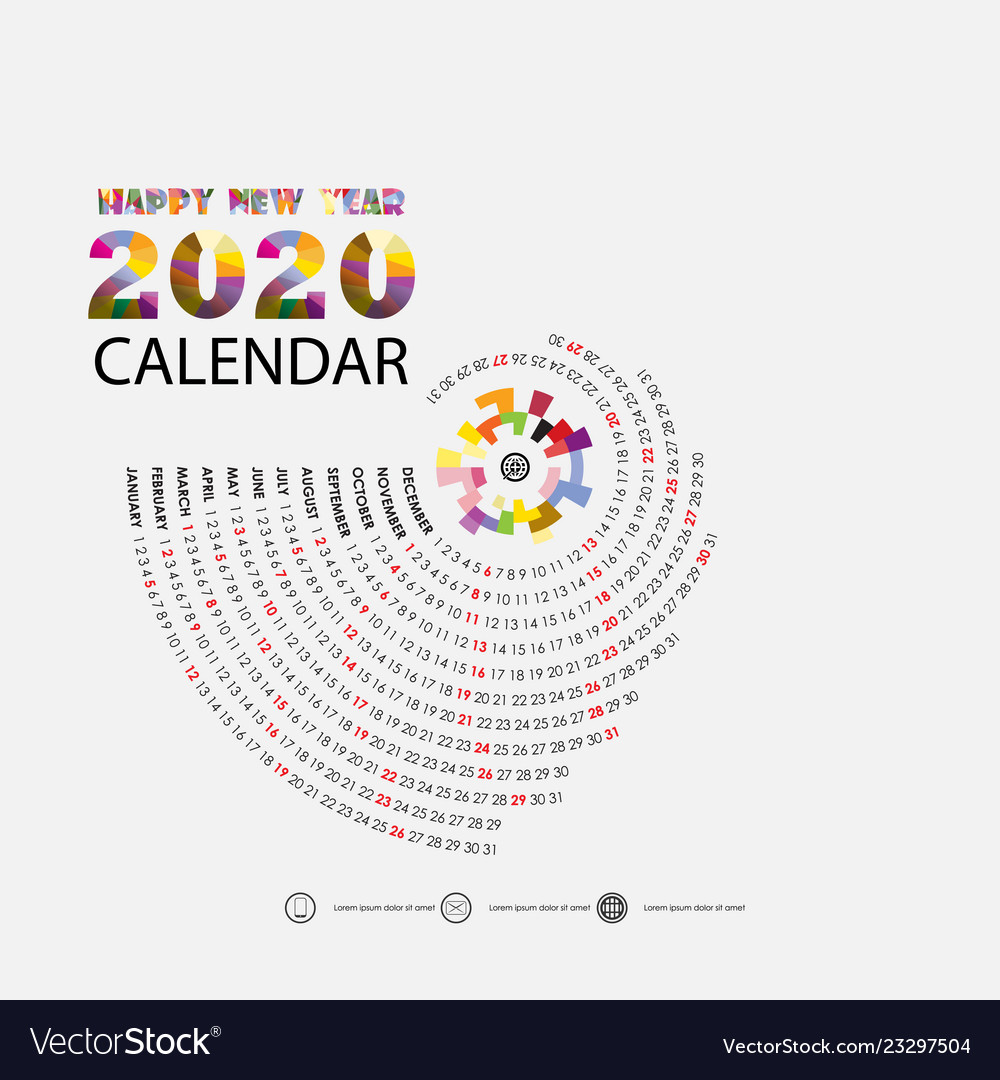 2020 calendar templatecalendar set of 12