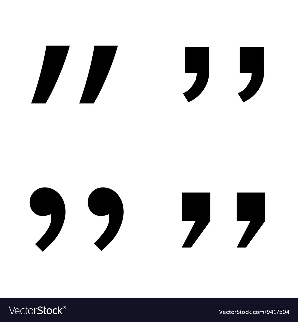 Quotation Marks Symbol