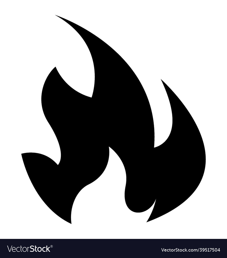 Flame Royalty Free Vector Image - VectorStock