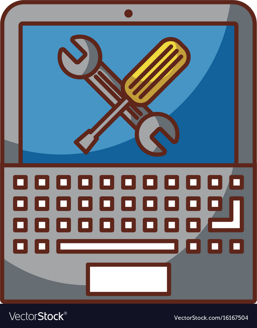 Laptop computer with tools