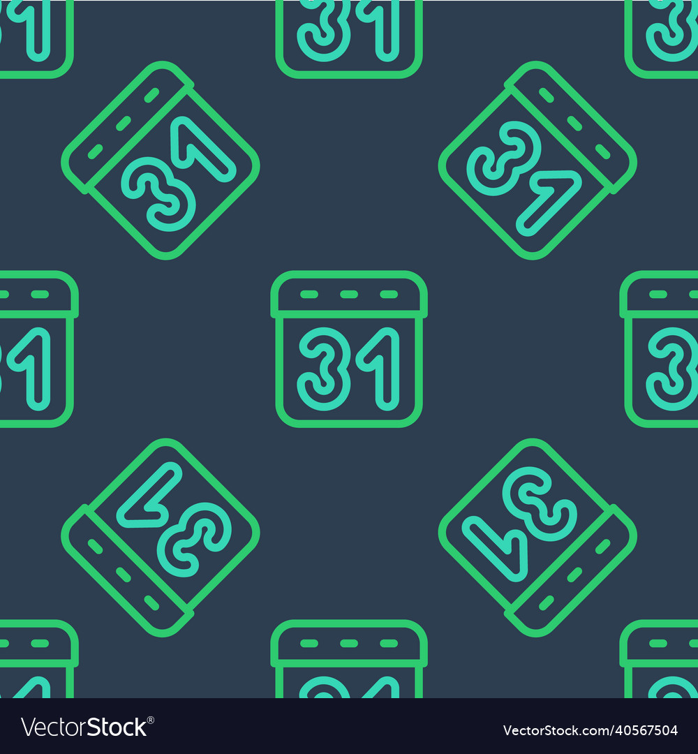 Line calendar icon isolated seamless pattern vector image Line calendar icon isolated seamless pattern