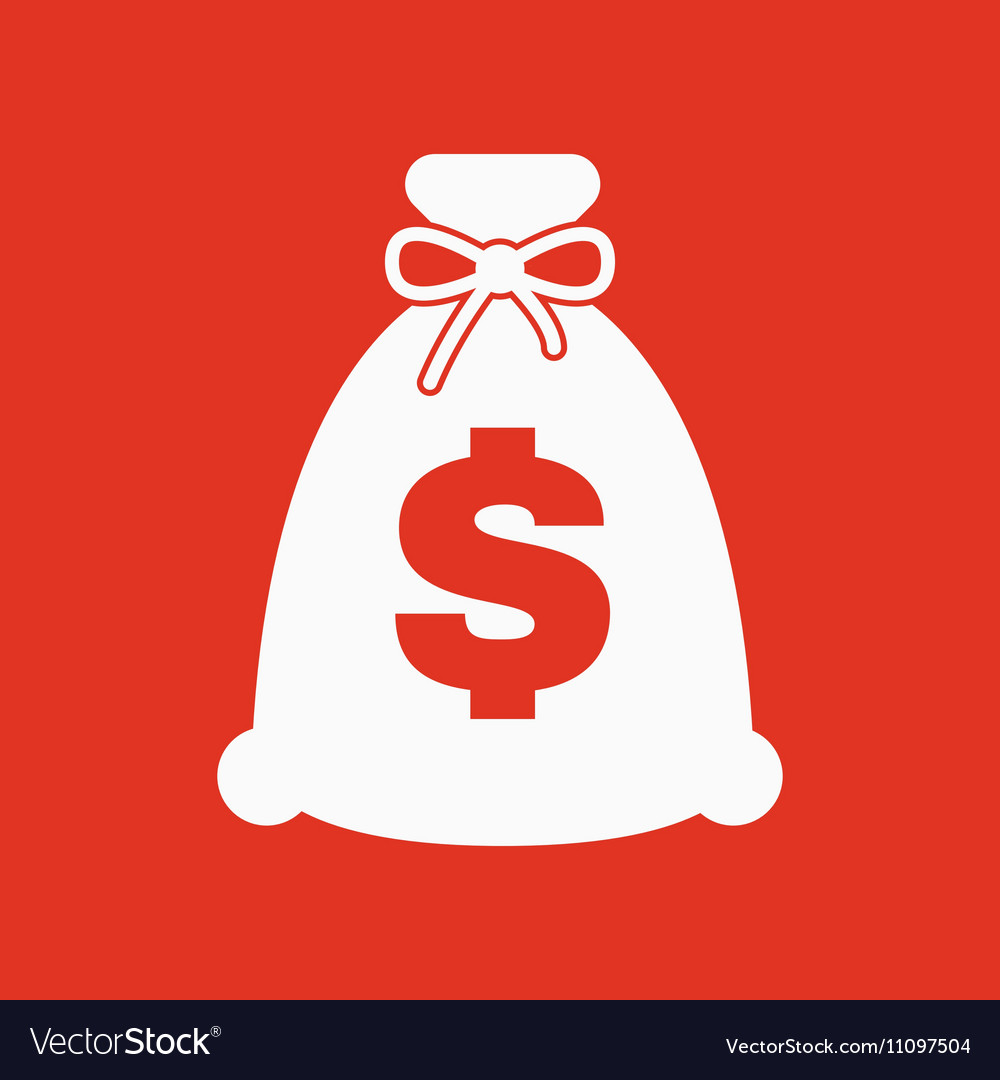 Money bag icon cash and wealth