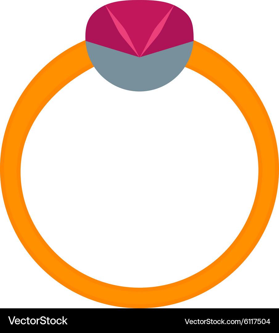 Ring Diamond Royalty Free Vector Image - VectorStock