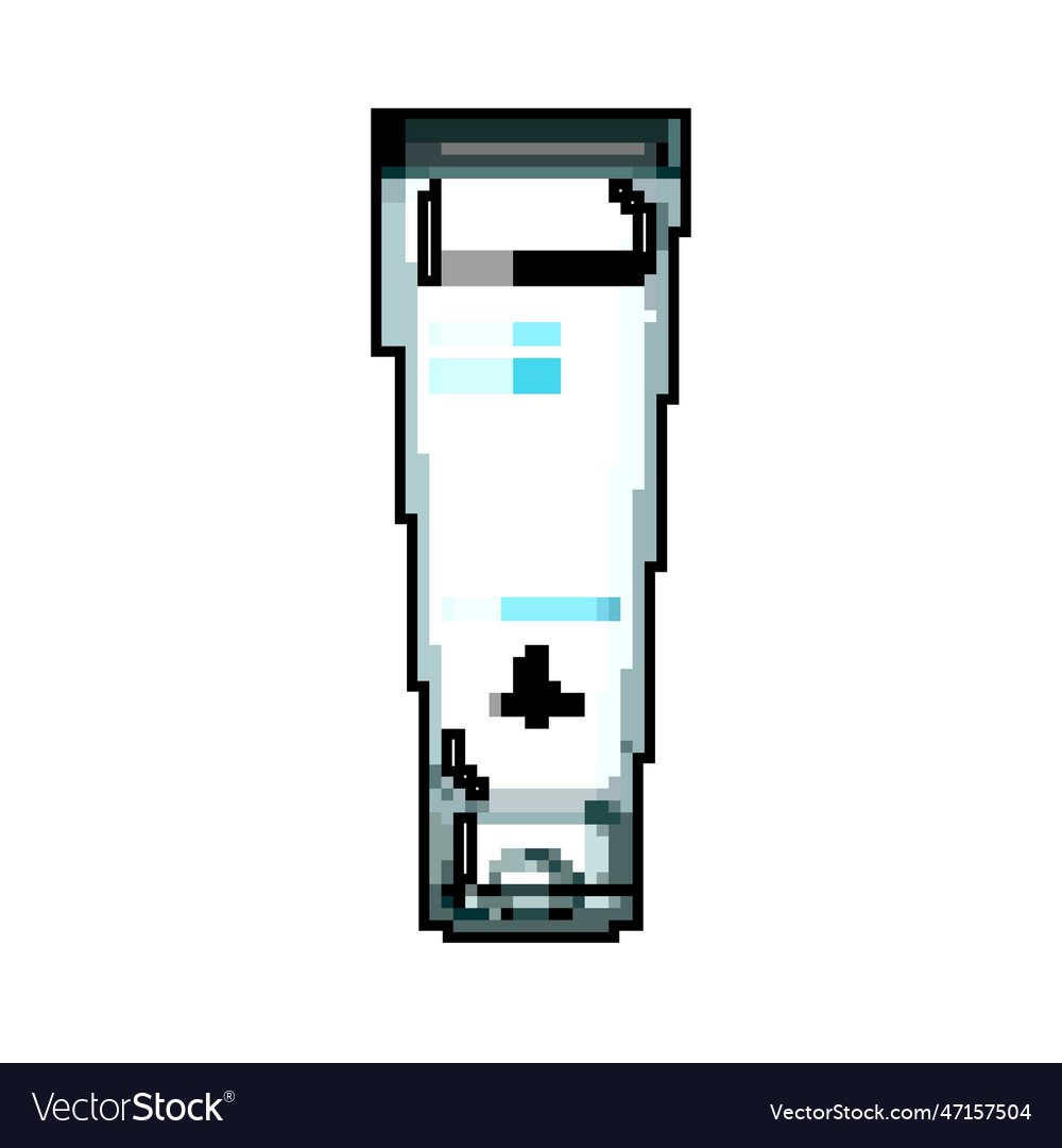 Skincare cleansing cream game pixel art