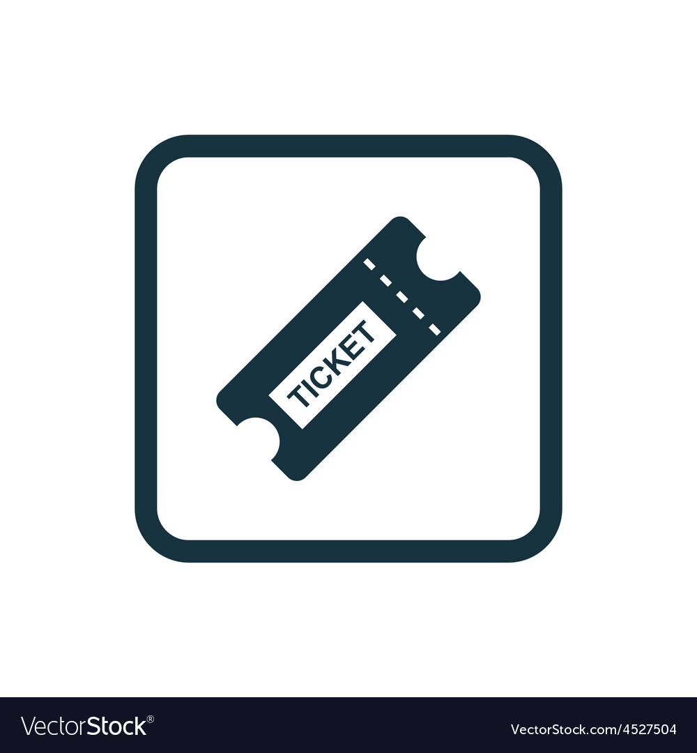 Ticket Icon - Rounded Squares
