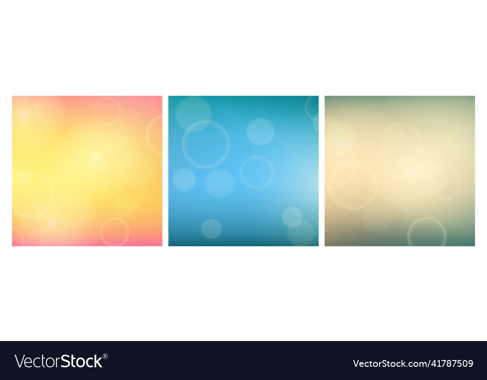 Abstract background with blur bokeh light effect vector image Abstract background with blur bokeh light effect