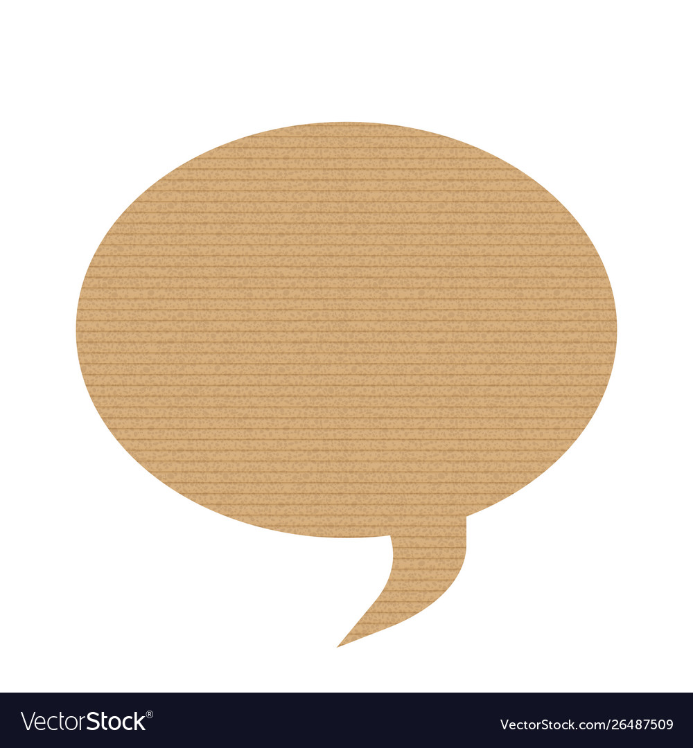 Bubble speech is in shape a round Vector Image Bubble speech is in shape a round