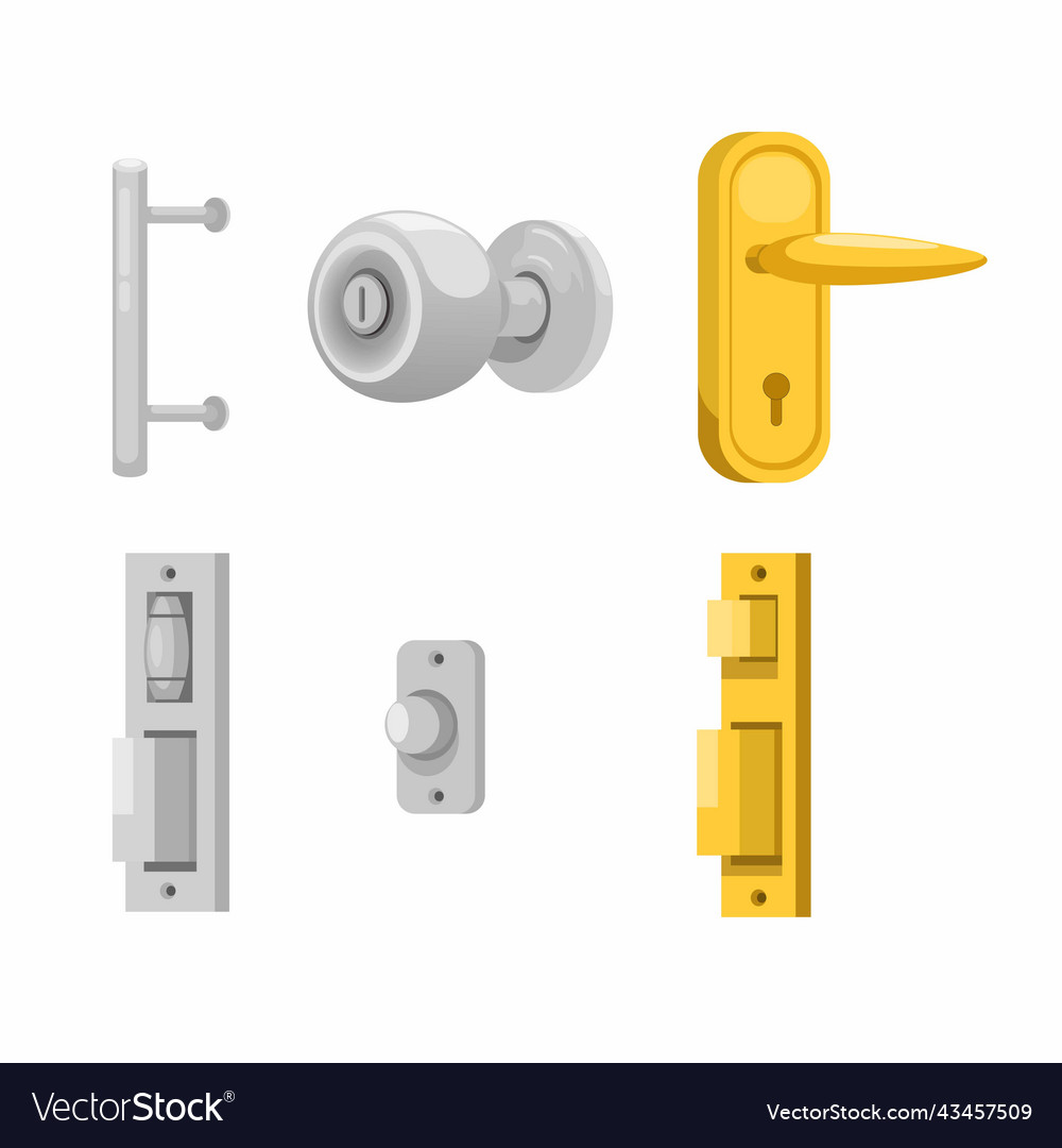 Door handle lock variation collection set