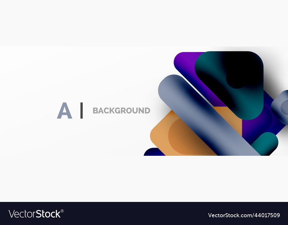 Minimal geometric abstract background colorful