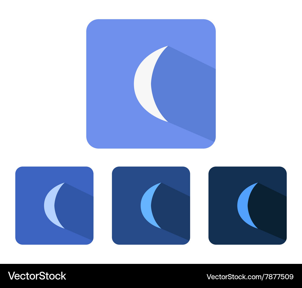 Moon icon Royalty Free Vector Image - VectorStock