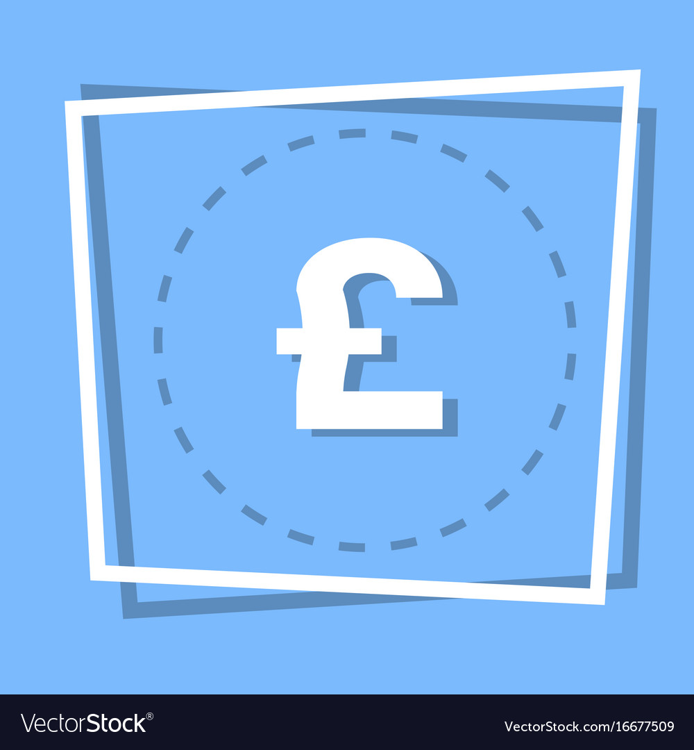 Pound sign icon currency web button